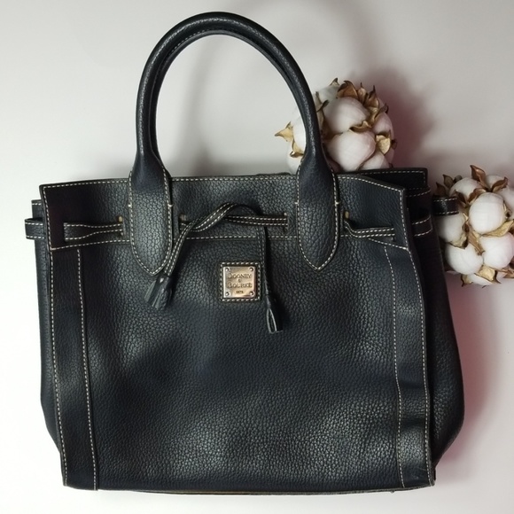 Dooney & Bourke Handbags - Dooney and Bourke Black Alto Tassel Tote Bag